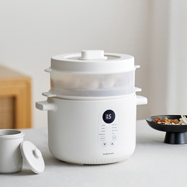 Nồi nấu chậm đa năng Locknlock Bianco Multi-function Slow Cooker 2.5L - EJP164IVY, , large image number 2